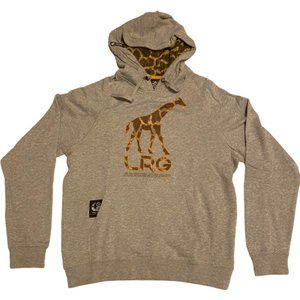 LRG Savage Safari Hideout Pullover Hoodie Sweatshirt - Ash Heather [M]